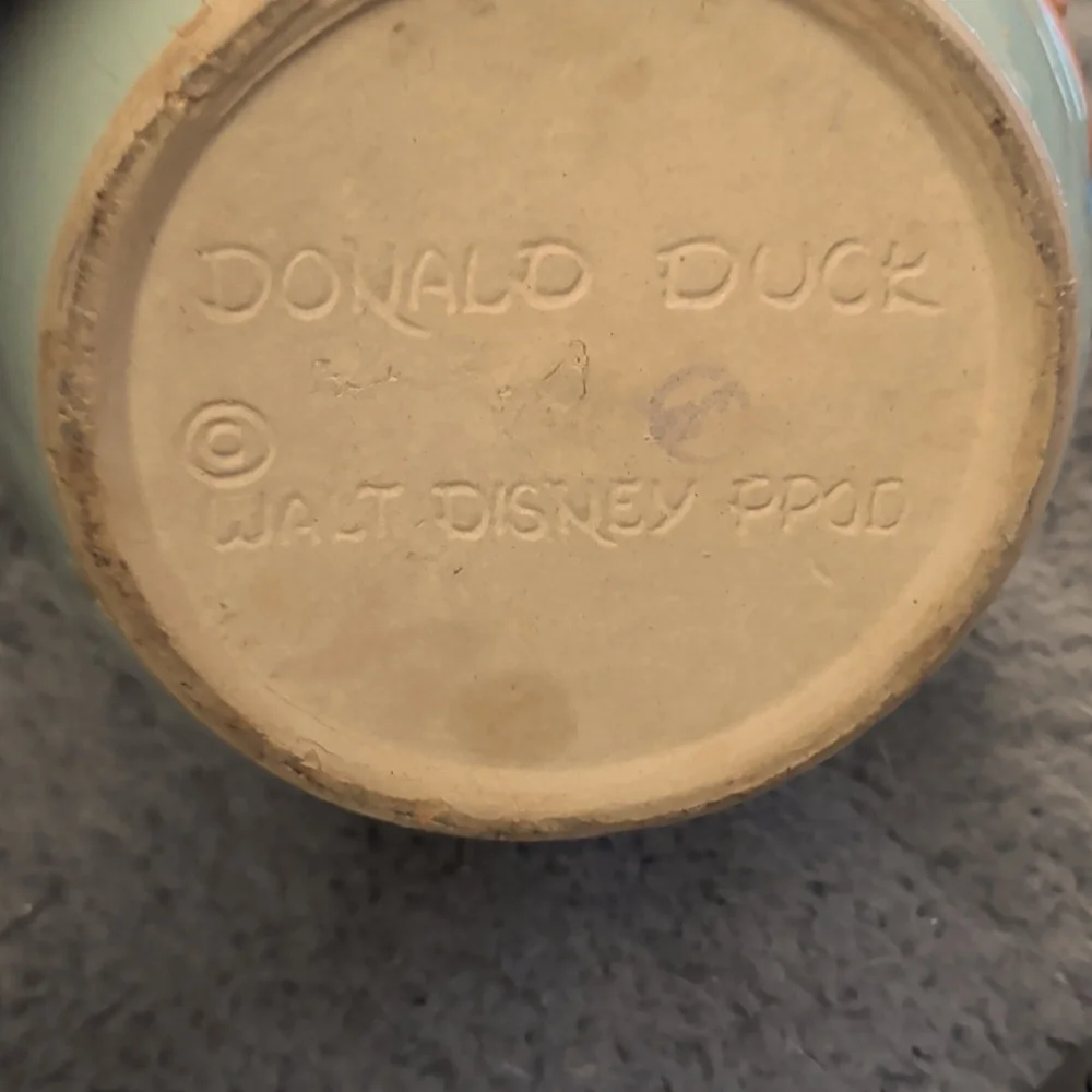 Vintage Ceramic Disney Cookie Jar No Cover